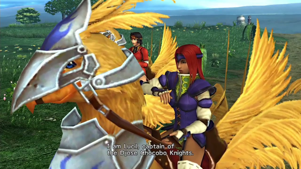 Final Fantasy X HD Remaster - Mi'ihen Highroad - Meeting Lucil cutscene