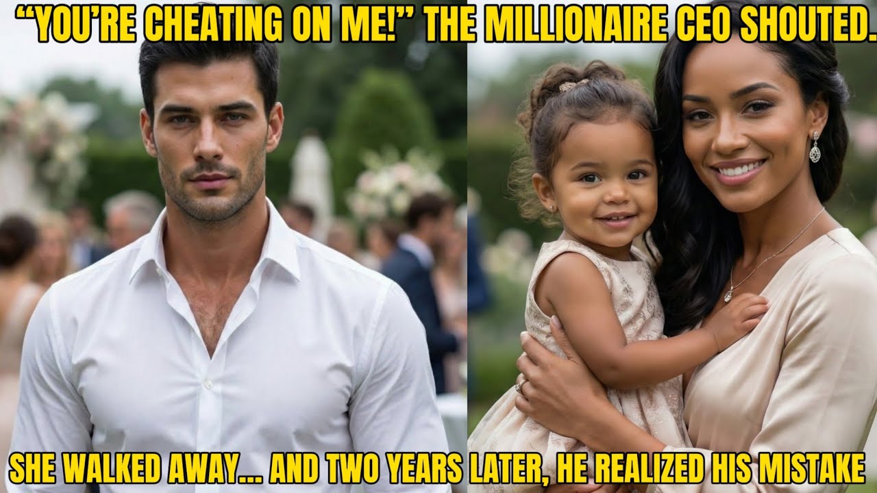 “You’re Cheating on Me!” Millionaire CEO Accused Her—Two Years Later, He Saw Her With a Girl