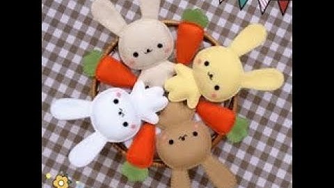 Hướng Dẫn Làm Móc Khóa Bằng Vải Nỉ - Chart Felt DIY - How To Make a Felt Keychain