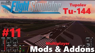 Tu-144 1900 Kts - Multiplayer - Microsoft Flight Simulator 2020 4K