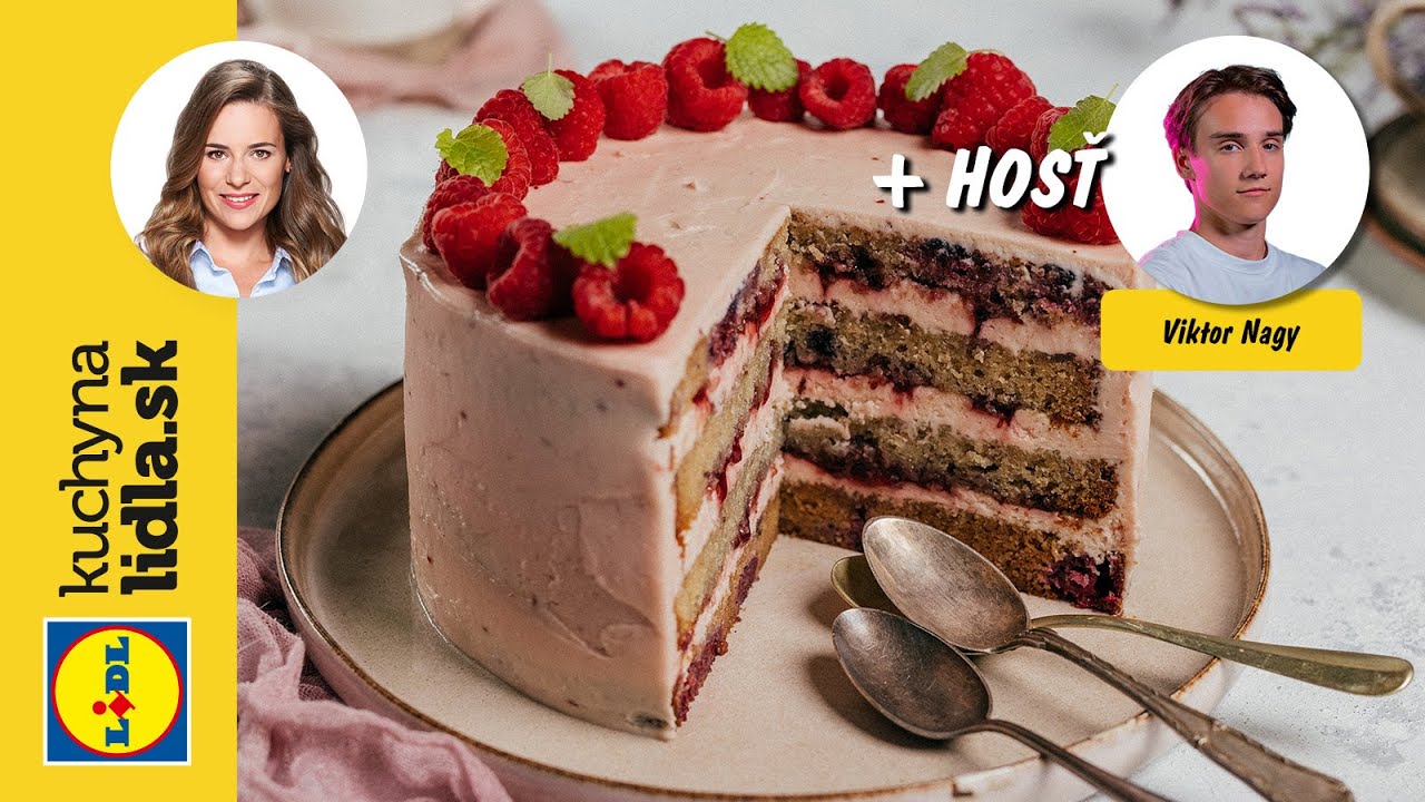 Extra sladká malinová torta 🍰 | Veronika Bušová, Viktor Nagy | Kuchyňa Lidla