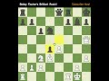 Bobby Fischer's Brilliant Rook!! #rooksacrifice #chesschallenge #tacticstime