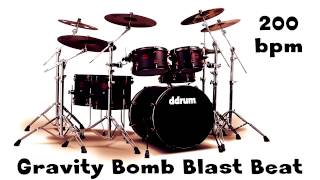 Gravity Bomb Blast Beat Drum Loop 200 Bpm