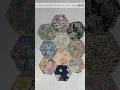 ヘキサゴンをミシンでパッチワークする動画#ハンドメイド #パッチワーク #shorts