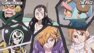 One Piece Eps. 1147 | Nami, Ussop, Brook, Chopper melindungi Robin