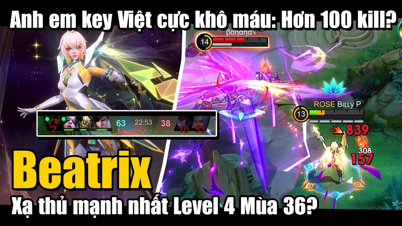 MLBB | BEATRIX SS36 VÀ GAME ĐẤU 108 MẠNG HẠ GỤC? ANH EM VIỆT NAM QUÁ KHÔ MÁU RỒI?! | Tốp Mỡ