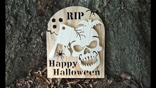 Halloween Tombstone, Scroll Saw Project screenshot 3