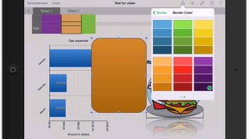 Numbers for iPad: Adding Shapes to Spreadsheets on iPad