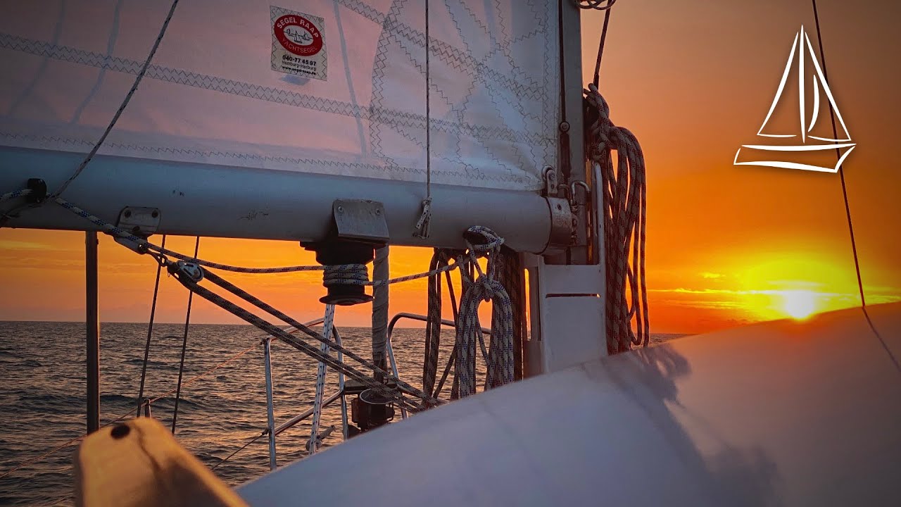 In die Nacht Richtung Anholt segeln - Sommertörn Schweden 2020