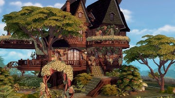 Fairy Tree House / The Sims 4 / no cc / stop motion