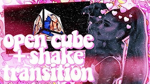 OPEN CUBE EFFECT + SHAKE TRANSITION [+ PRESETS] | VIDEOSTAR ♡