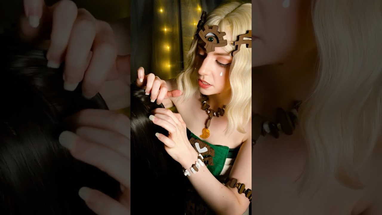 ASMR Zelda Gives You A Relaxing Scalp Inspection (Tears of The Kingdom Roleplay) #asmr #asmrsounds