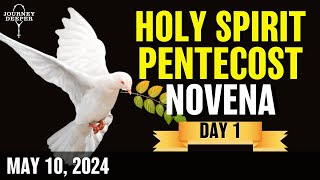 Pentecost Holy Spirit Novena Day 1 ❤️ May 10, 2024 Resimi
