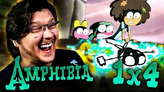 AMPHIBIA 1x4 REACTION | The Domino Effect/Taking Charge | First Time Watching | Review