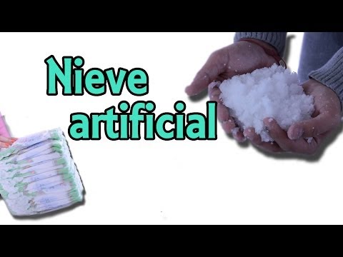 Cómo hacer nieve artificial (Experimentos Caseros)