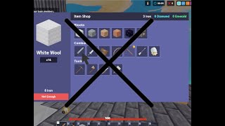 Bedwars but I can't upgrade my sword (noob to pro)