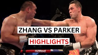 Joseph Parker vs Zhilei Zhang Highlights \& Knockouts