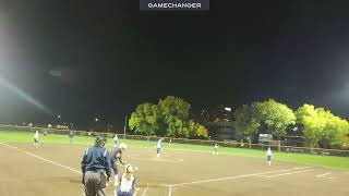 Presley Mitchell Burleson 2025 Strikeout vs  WA Angels Premier Benson Jager
