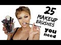 25 Makeup Brushes You NEED | Alexandra Anele