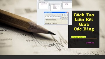 Tự Học Access||Cách Tạo Liên Kết Bảng||Tin Học 12||Xuan VL