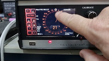 a modified CDE Tailtwister rotor controller with Visual Rotor and Android support