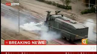 Police battle protesters in Nairobi CBD