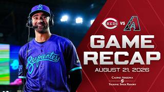 Reds vs. D-backs Highlights (8/21/26) | MLB Highlights | Arizona Diamondbacks