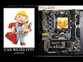 Repair attempt: ASRock motherboard with a burned out VRM