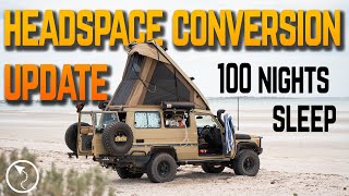 Headspace Troopy Conversion Update  100 nights sleeping review