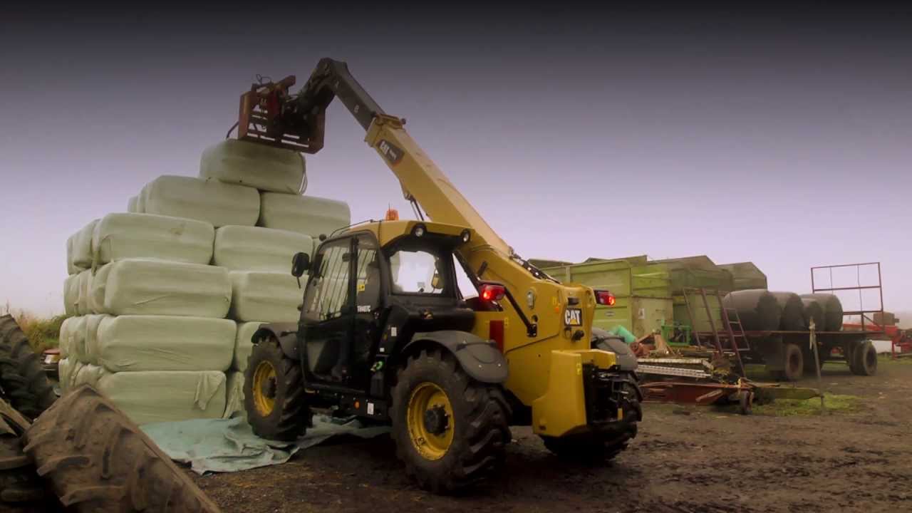 Cat® Telehandler C Series Performs Agricultural Applications - YouTube