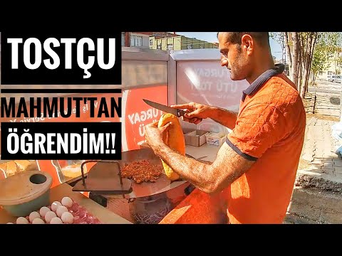 TOSTÇU MAHMUT TAN ÖĞRENDİM DEDİ !! Ütü Tost / Adana Sokak Lezzetleri