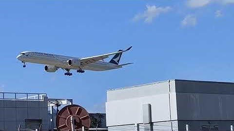Hong Kong International Airport VHHH sunday afternoon approach (runway 25R)