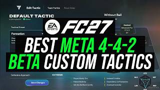 FC 27 - BEST 4-4-2 Meta Custom Tactics for BETA