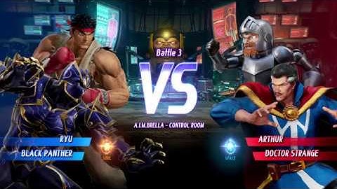 MARVEL VS. CAPCOM: INFINITE Ryu,Black Panther Alt. Requested Gameplay In Arcade Mode