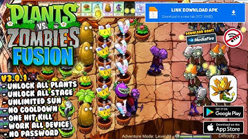 PVZ Fusion Mod Apk v3.0.1 Terbaru 2025 - Plants vs Zombie Fusion Mod Menu Apk v3.0.1