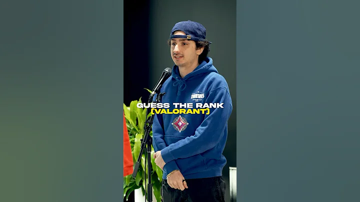 Can you guess the VALORANT rank..?