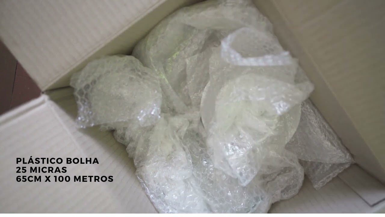 Rolo de Plástico Bolha Atacado - 100 metros