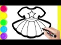 How to draw cute and easy dress  easy drawing tutorial art