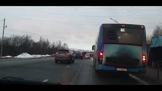 Теплый февральский день🤗дорога Североморск-Мурманск, едем в м-н Маяк)