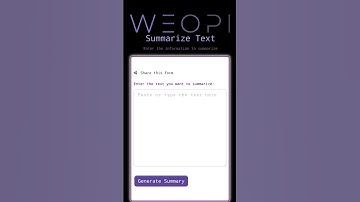Simplify your reading with Weopi