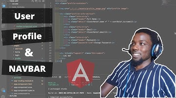TODO APP -  HOW TO CREATE A USER PROFILE AND NAVBAR WITH ANGULAR ( FRONT-END ) - Part 5