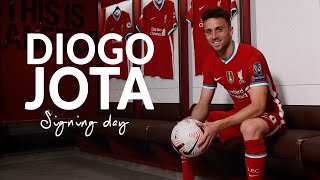 Signing Day: Behind the scenes on Diogo Jota's first day at Liverpool