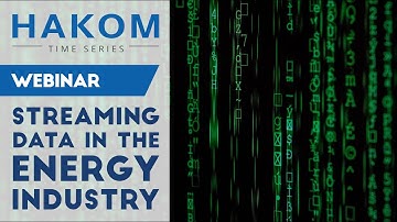 HAKOM Webinar: Streaming Data in the Energy Industry.