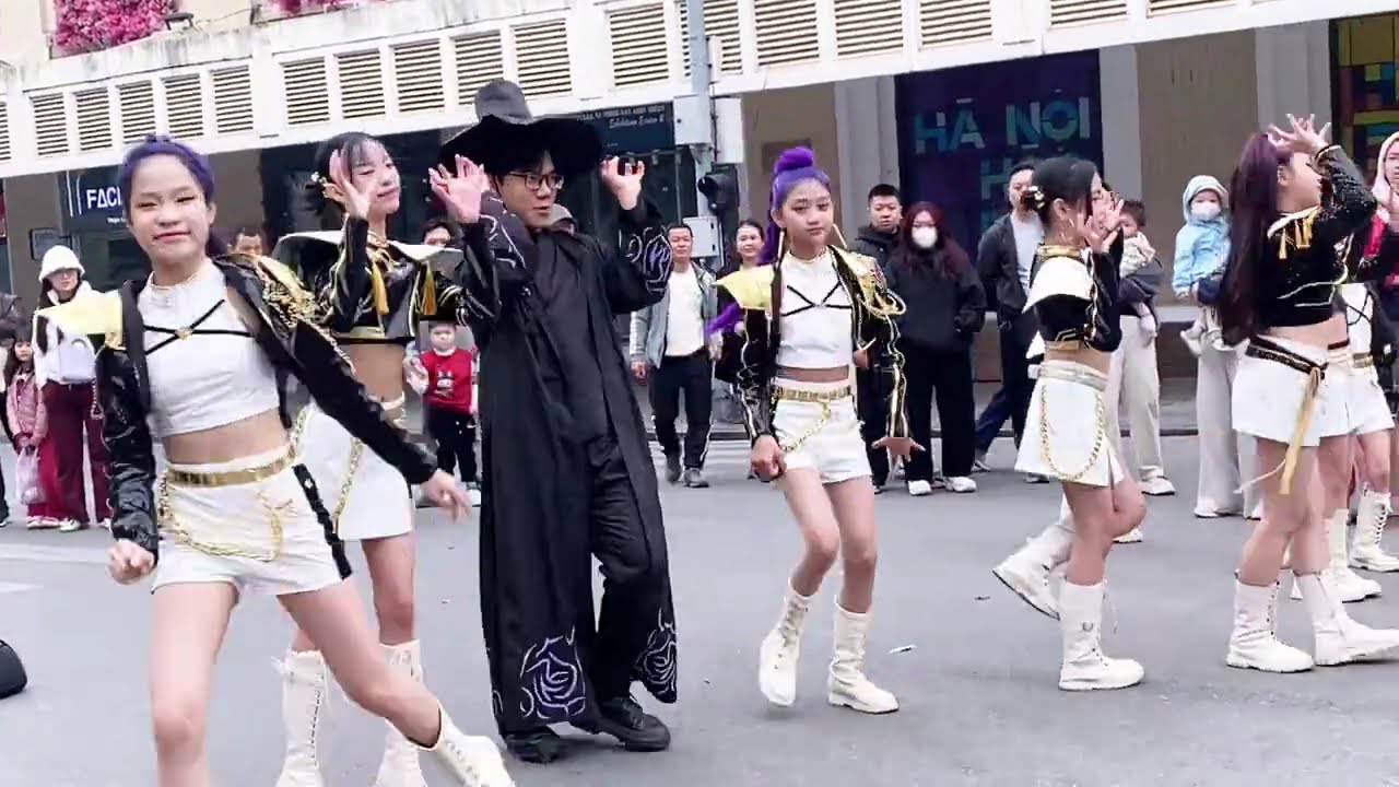 🎬 Behind The Scenes: Baby Warriors Rock Ho Guom Walking Street! 🔥💃