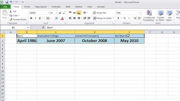 How to Make a Timeline in Microsoft Excel