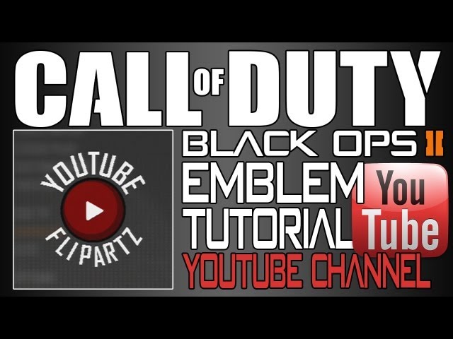 Black Ops 2 Easy Xmen Logo Emblem Tutorial 3d Youtube