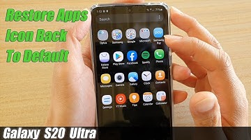 Galaxy S20/S20+: How to Restore App