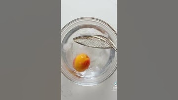 How to peel peach #Shorts