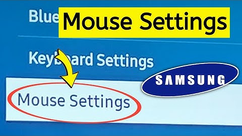 Mouse Settings || Samsung TV || Primary Button || Pointer Speed || How to change Mouse Settings on S