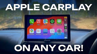 Carpuride W901 Pro Review | Wireless Apple CarPlay on any Car   No Installation | 9' Screen